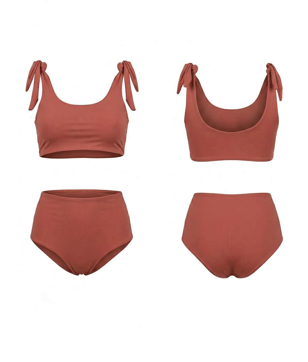 Slip Vita Alta double face Rame