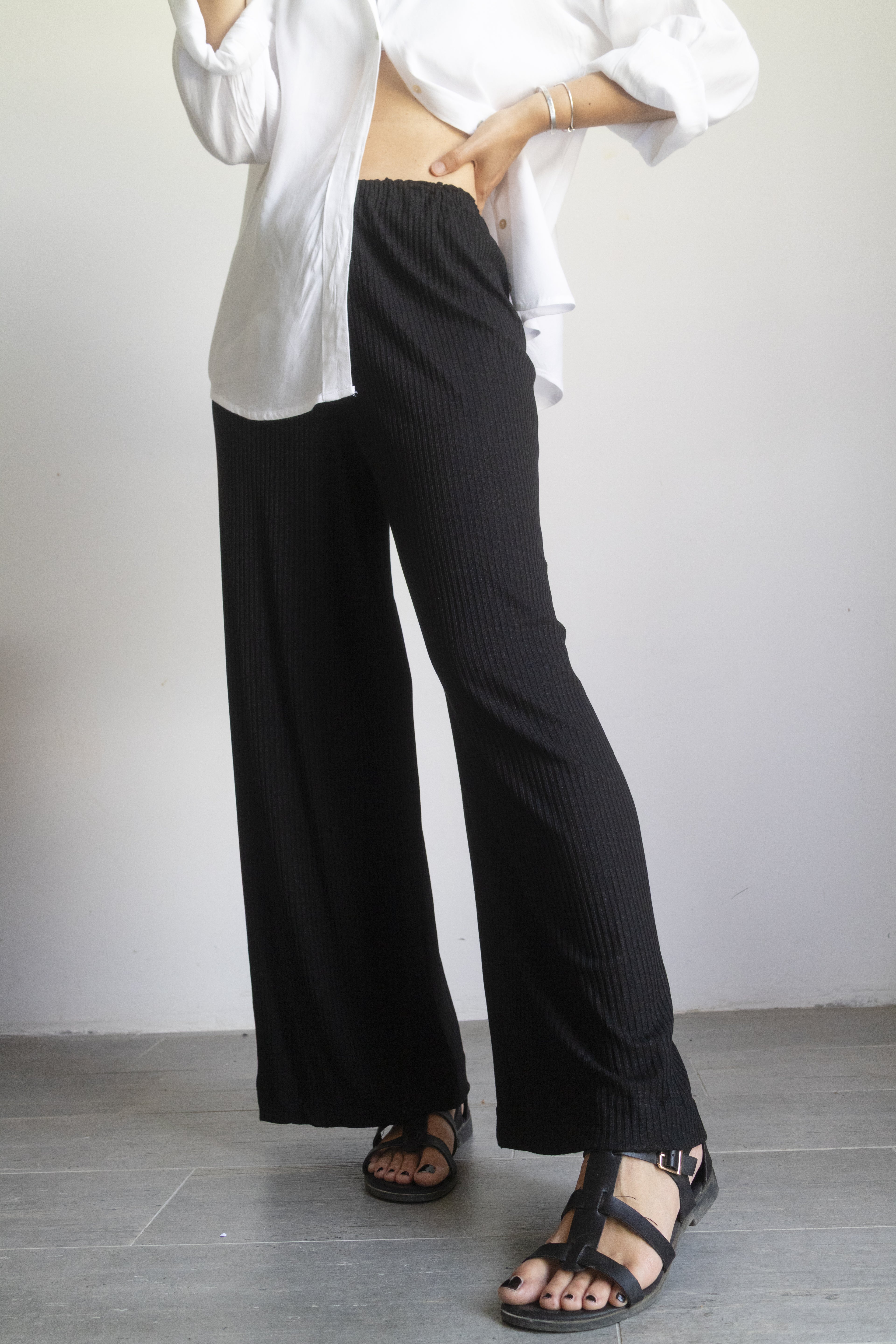 Pantalone in jersey Nero