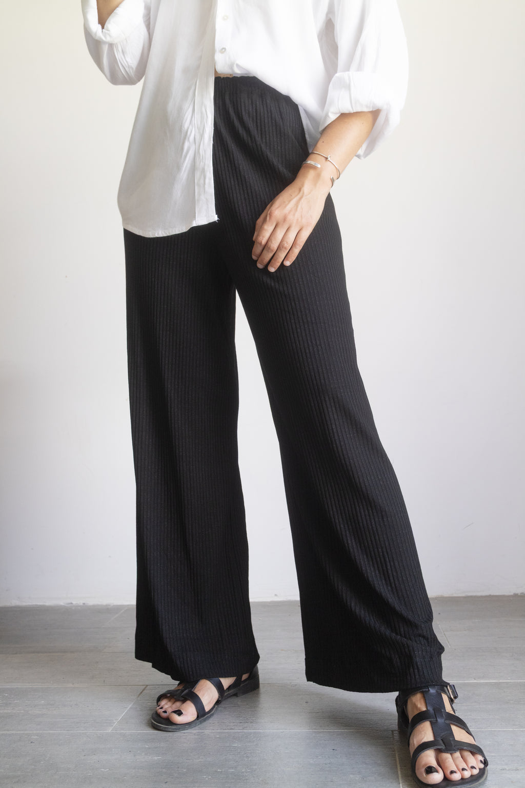 Pantalone in jersey Nero