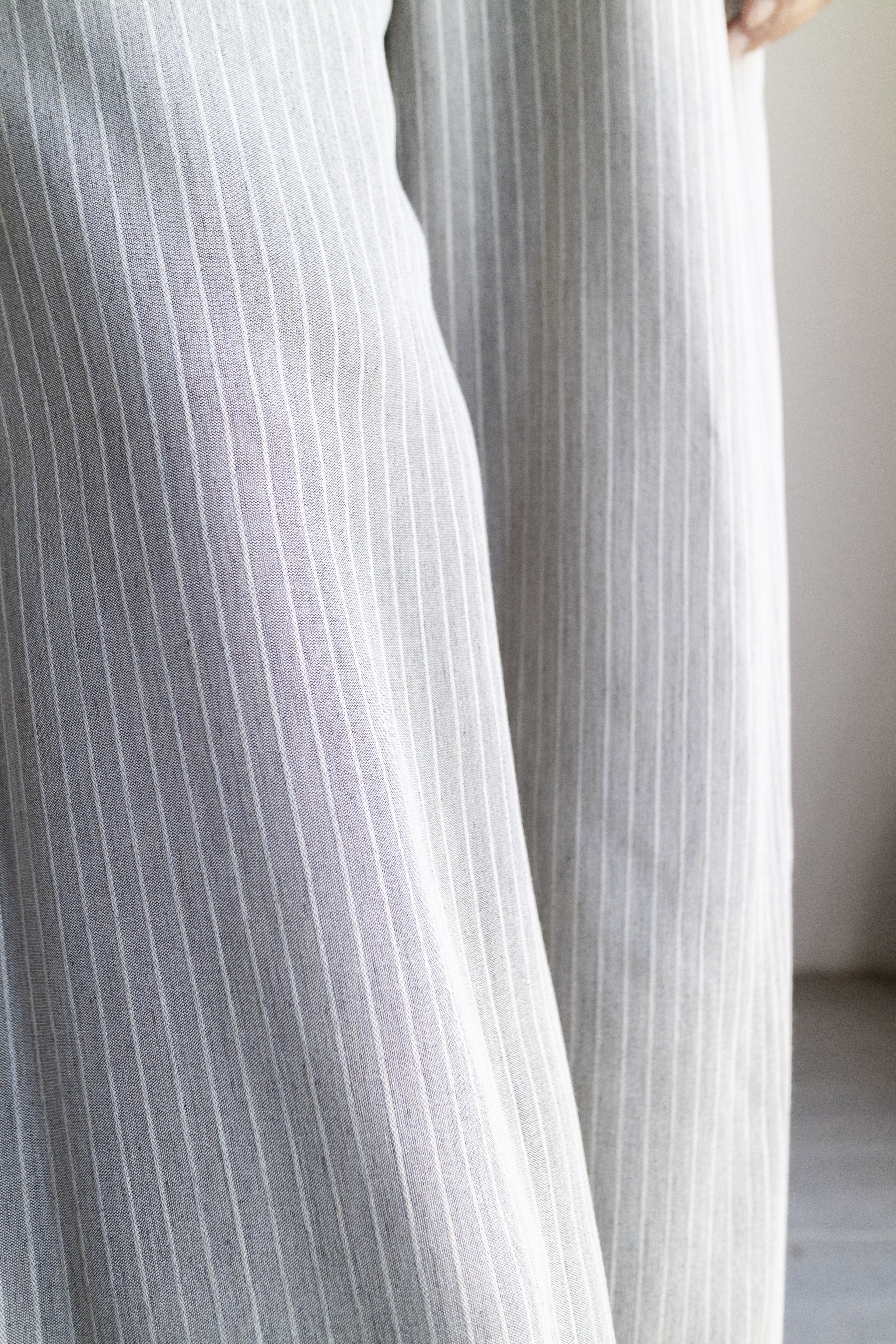 Pantalone Grigio a Righe