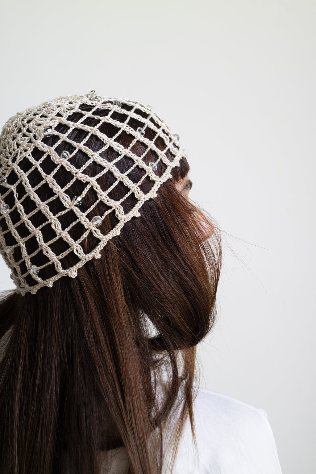 Cappello a Rete Colore Corda