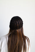Cappello a Rete Nero con perline
