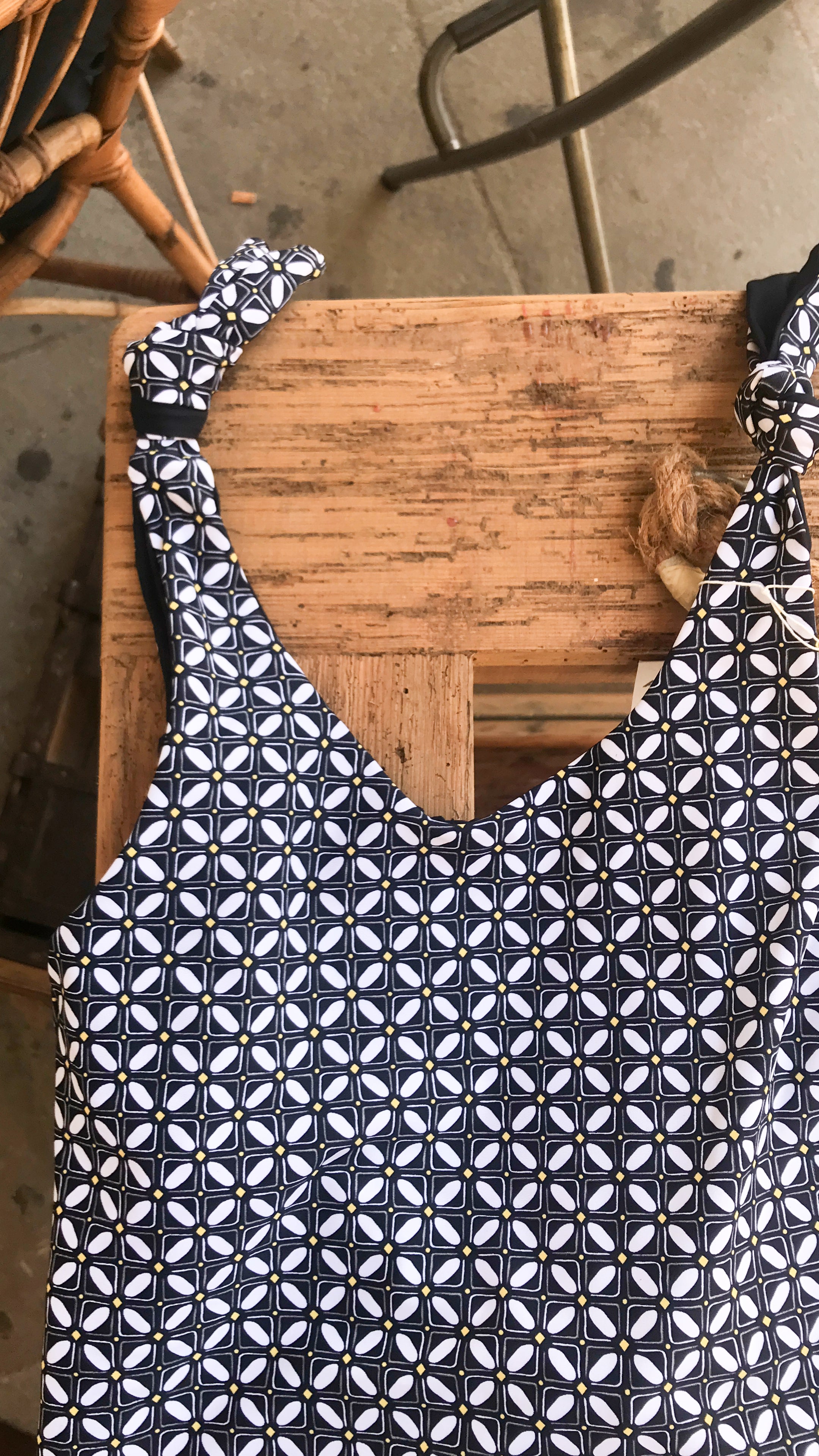 Costume Intero black maiolica