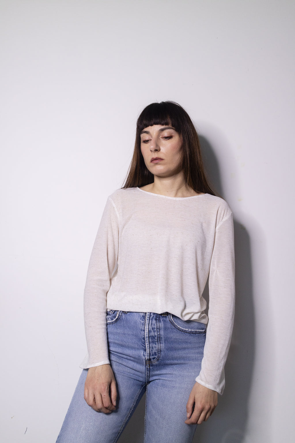 T-shirt Danielle Bianca Puntinata