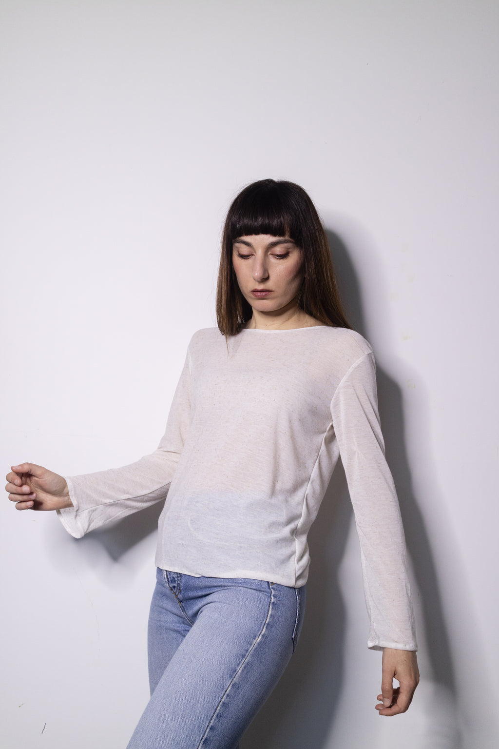 T-shirt Danielle Bianca Puntinata