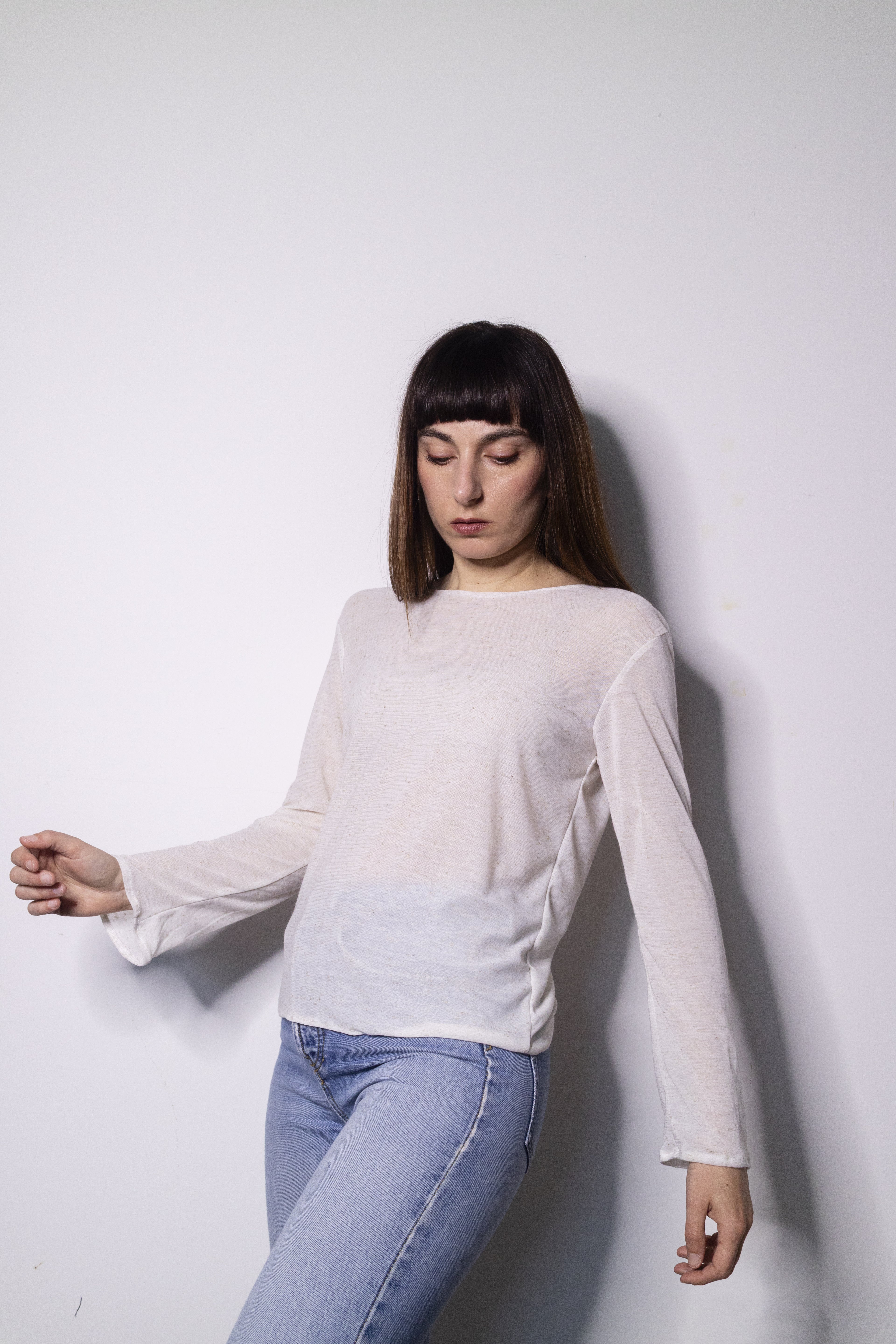 T-shirt Danielle Bianca Puntinata