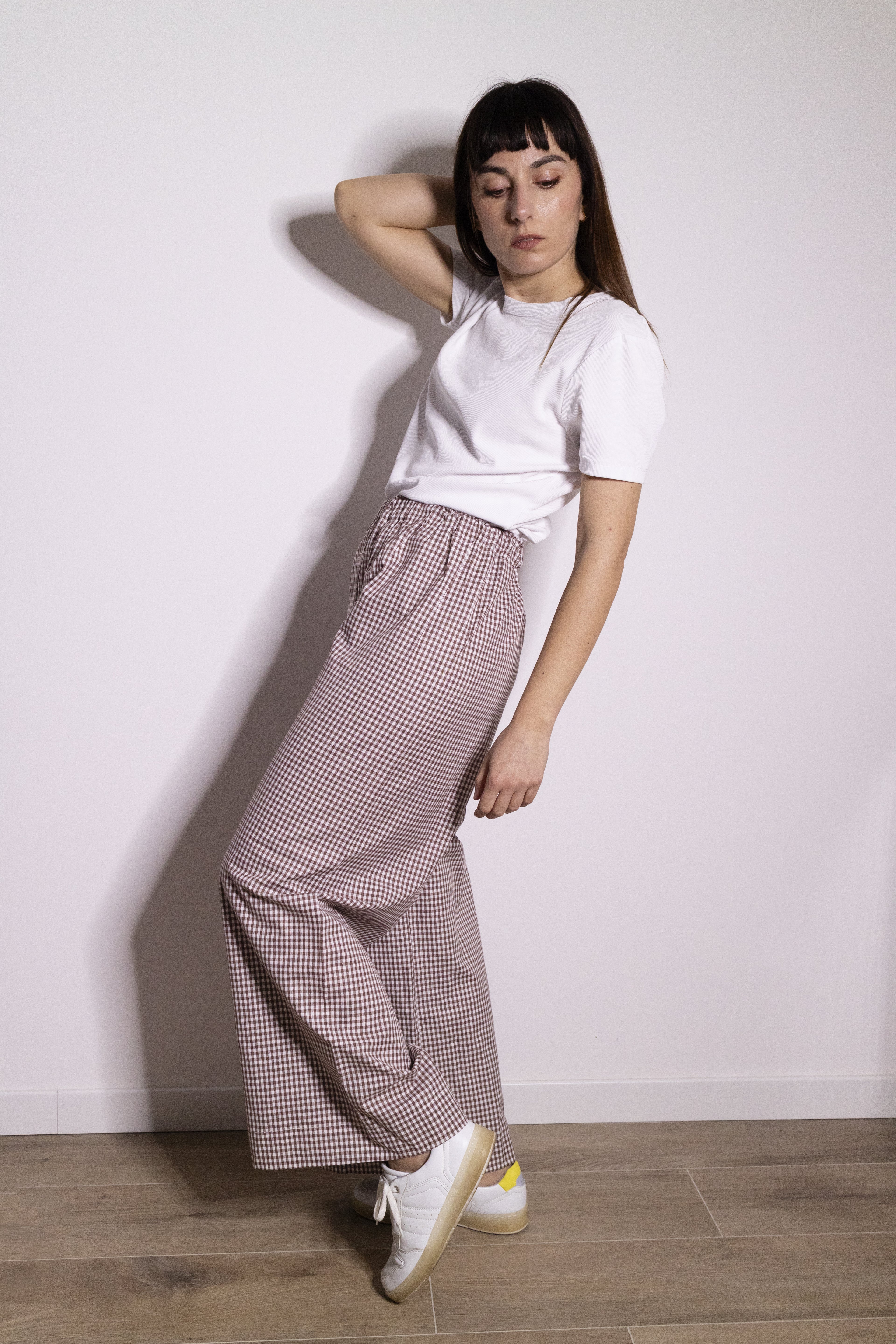 Pantalone Palazzo Vichy Cappuccino