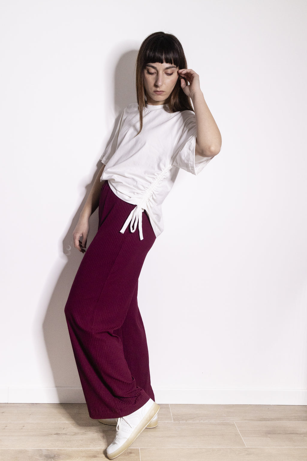Pantalone Palazzo Bordeaux