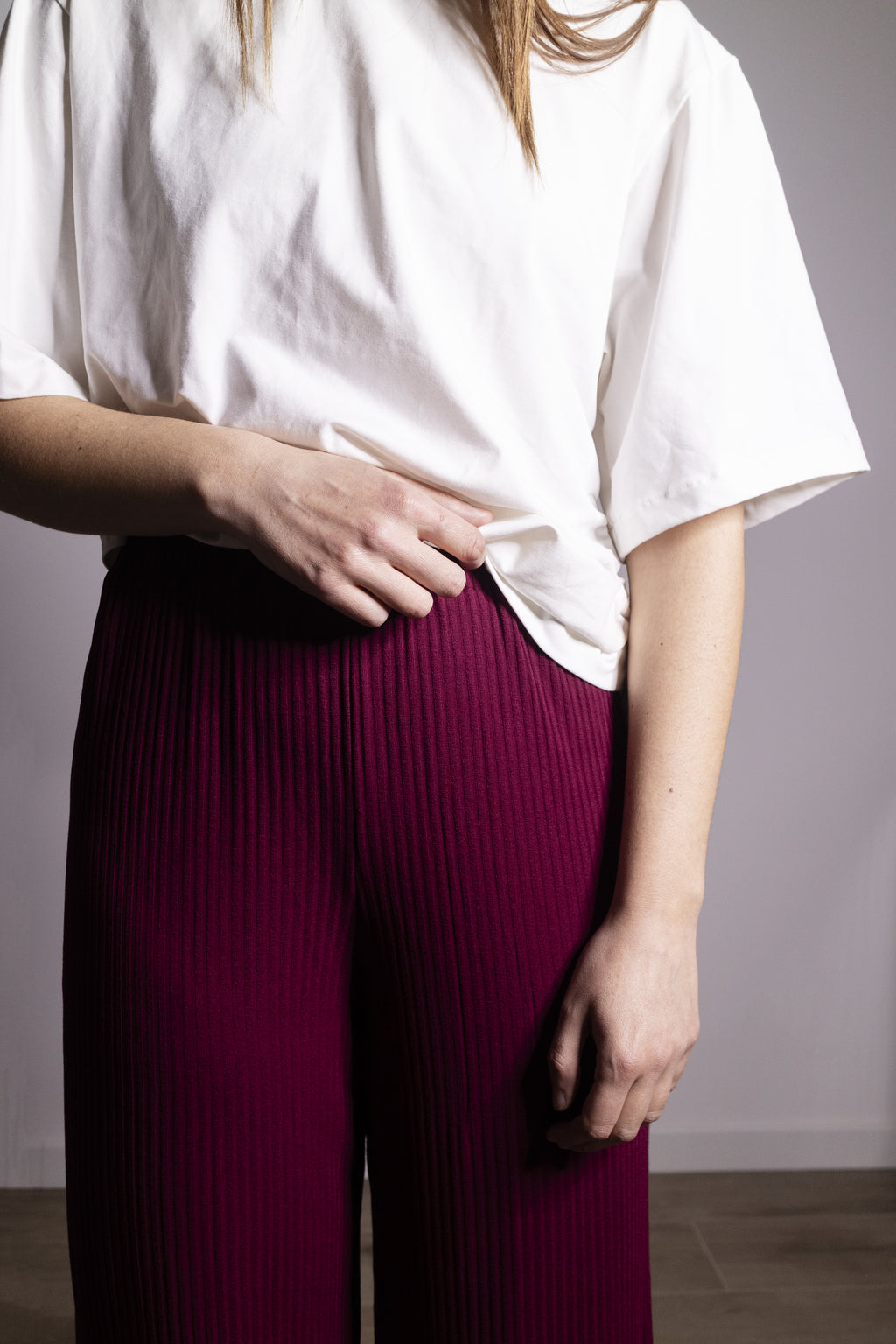 Pantalone Palazzo Bordeaux