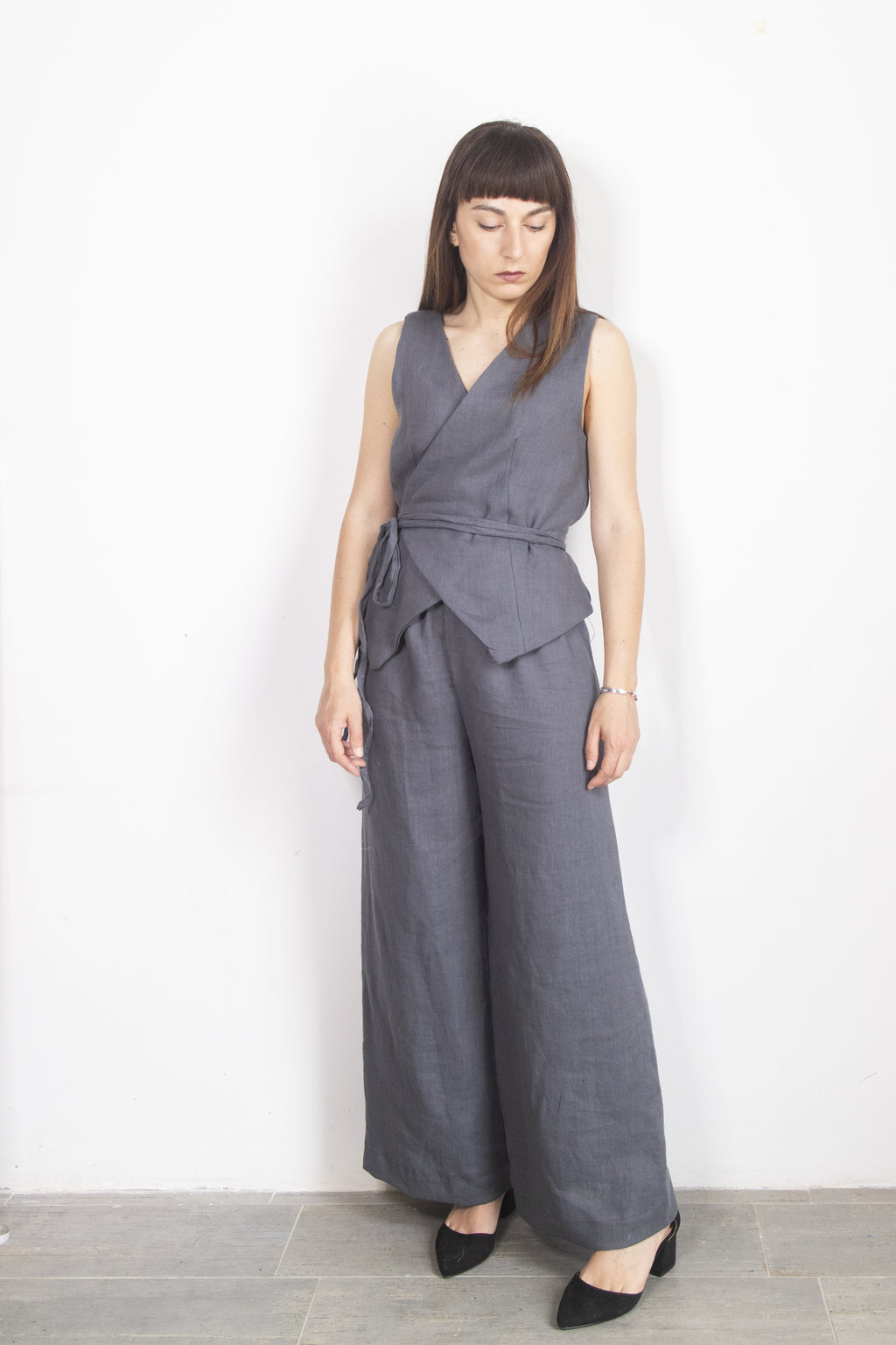 Pantalone Palazzo grigio
