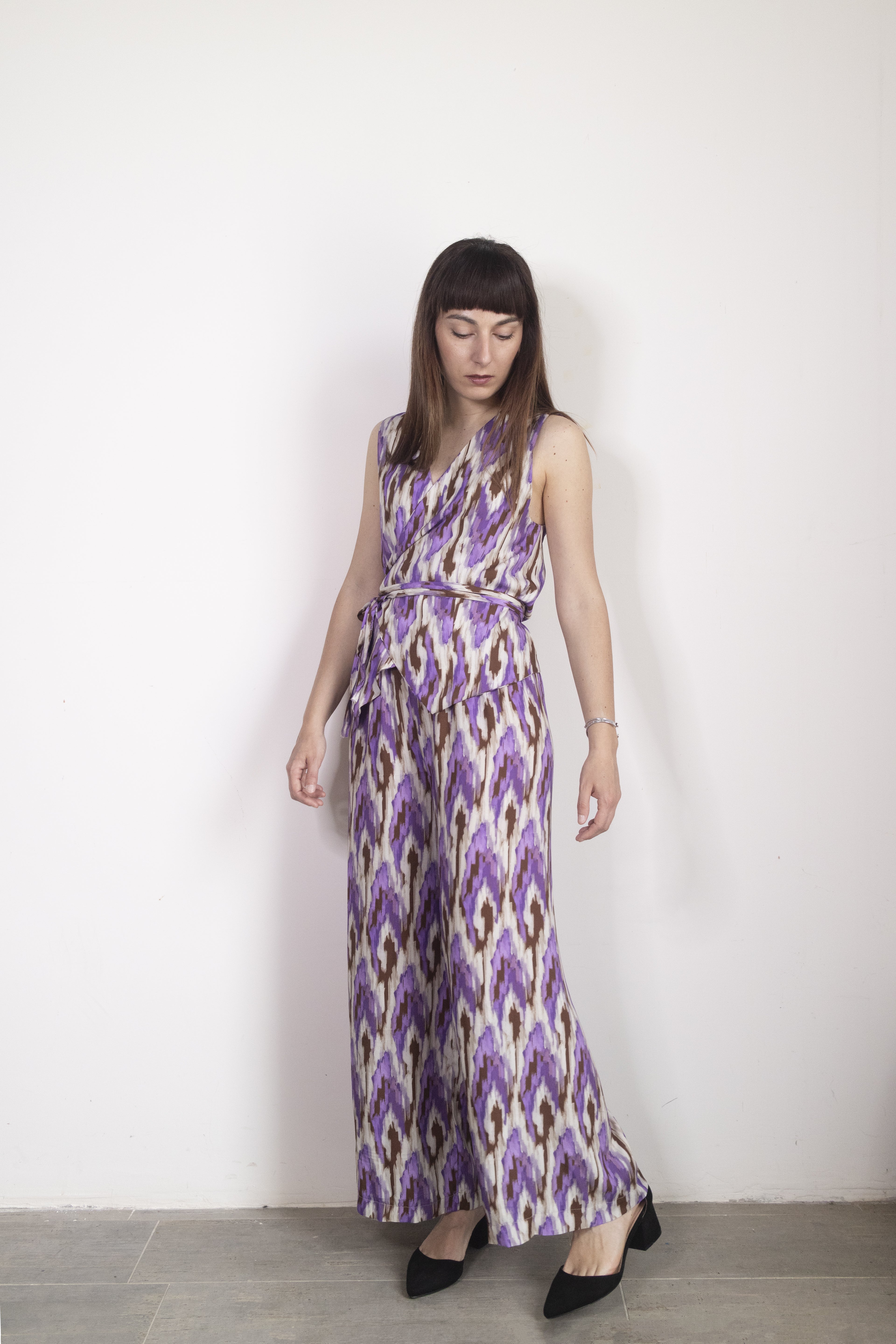 Pantalone Palazzo ikat