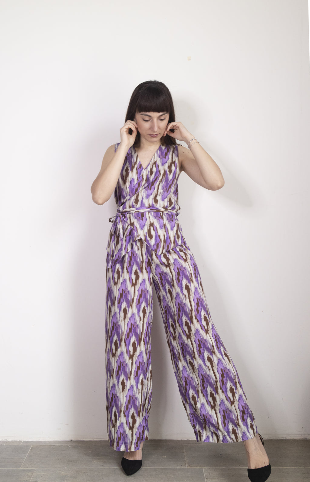 Pantalone Palazzo ikat