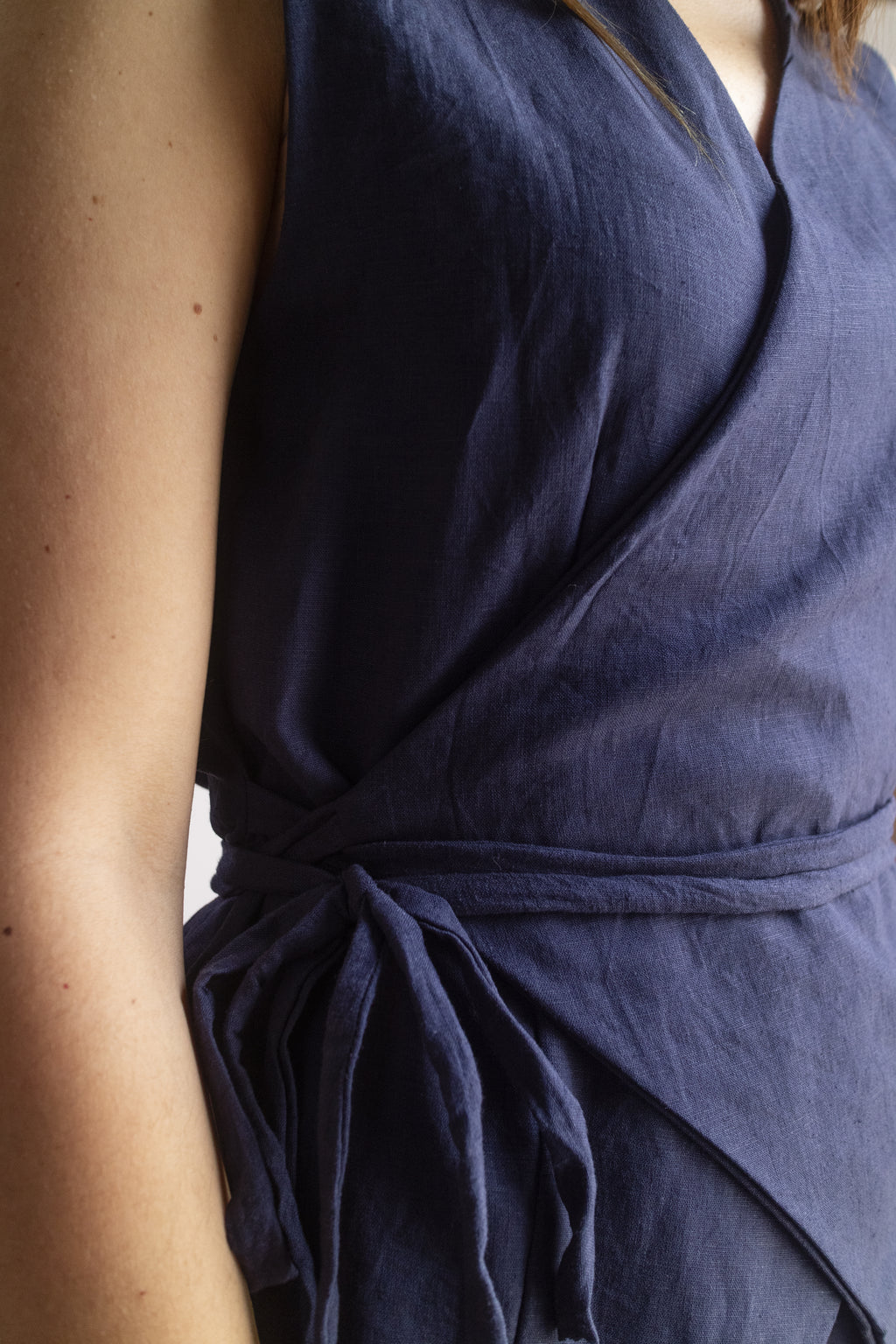 Gilet Blu con laccetto