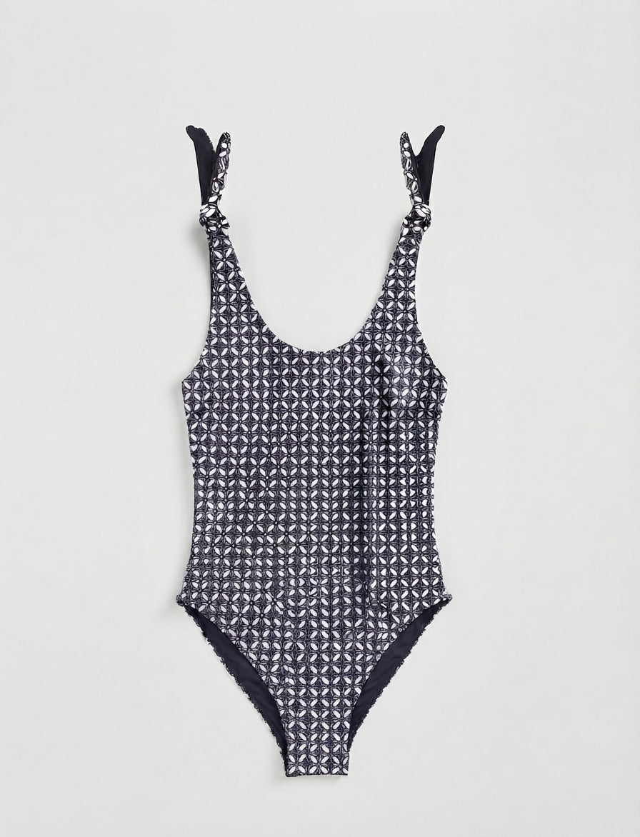 Costume Intero black maiolica