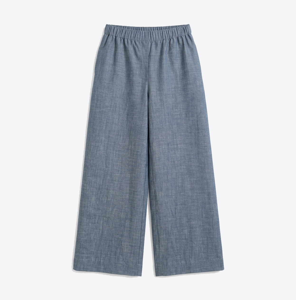 Pantalone palazzo light blu
